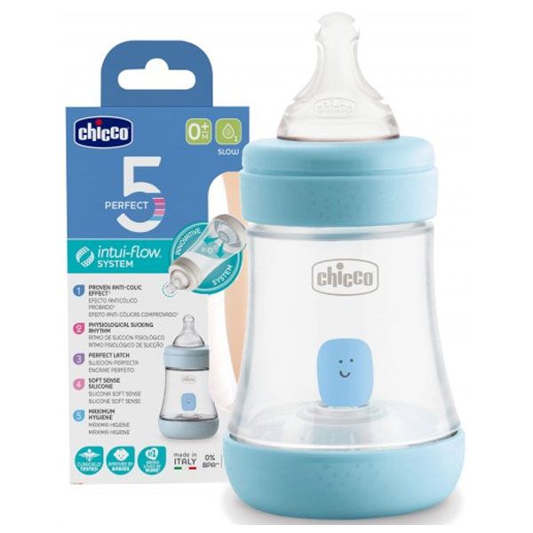 Chicco Угж силикон 150мл хүү perfect 5